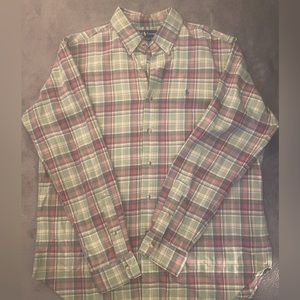 Ralph Lauren button up size L in Green and pink